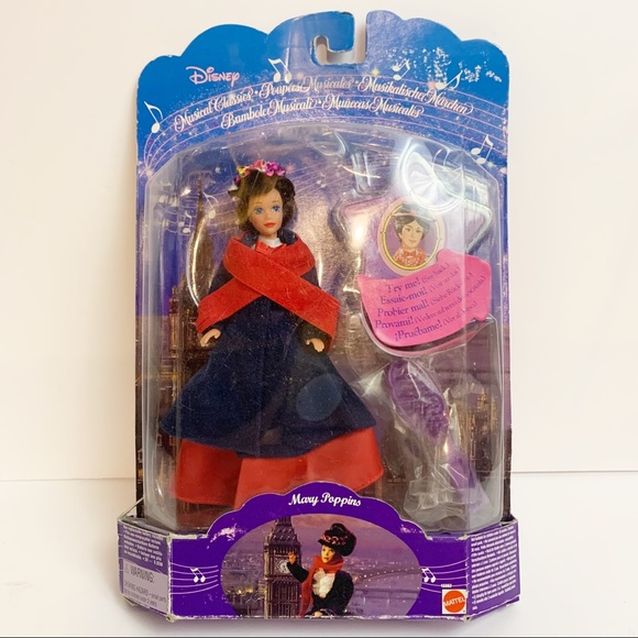 1994 Vintage Mattel Mary Poppins Doll New In Box Disney Musical Classics